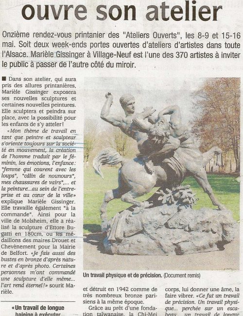 Fondation Chi Chei Taïwan - square Henri IV - Paris- Gissinger Mariele – Sculpture – Bronzes – Modelage – Terre – Ton - Céramique – Porcelaine – Porcelain – Artiste - Art-gm – Alsace - France