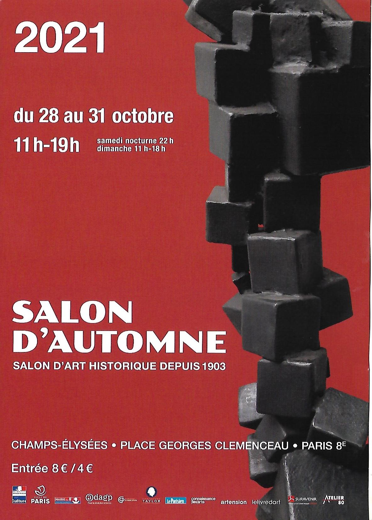 Salon Automne - rue des champs Elysée Paris - Salon d'art historique